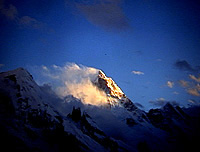 Masherbrum, vy frn vandringen