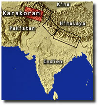 Map Himalaya